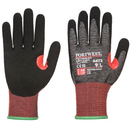 Gant anti-coupures nitrile AHR13